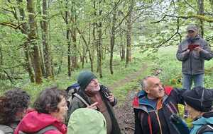 En route avec  William, notre accompagnateur passionné et '"spécialiste" des oiseaux et de la faune de l'environnement de nos montagnes. Laurent et Martial ont aussi partagé nos échanges par leur passion et compétences en ce domaine !